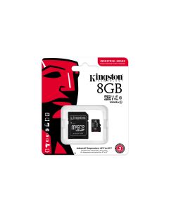 Картка пам'яті microSD Kingston 8GB pSLC Промислового класу(Industrial) з адаптером-SDCIT2/8GB