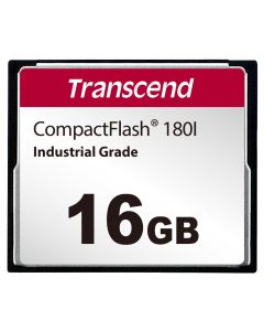 Карта пам'яті Transcend 16GB Industrial CF Card (180X) SLC mode WD-15 Wide Temp Промислового класу - TS16GCF180I