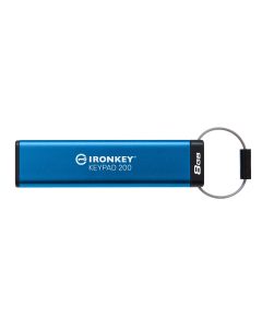 8ГБ Kingston IronKey Keypad 200 Флеш-накопичувач з апаратним шифруванням USB-A  (IKKP200/8GB)
