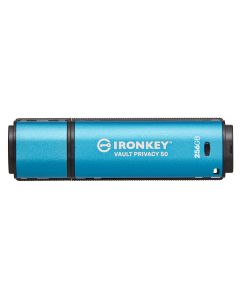 256ГБ Флеш-накопичувач Kingston IronKey Vault Privacy 50 з апаратним шифруванням, USB-A (IKVP50/256GB)